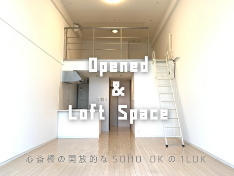 大阪市中央区東心斎橋1 天井が高い Soho Okな心斎橋のロフト付き1ldkメゾネット マンション 賃貸 ハコマルシェ 大阪市中央区東心斎橋1 天井が高い Soho Okな心斎橋のロフト付き1ldkメゾネット マンション 賃貸 ハコマルシェ