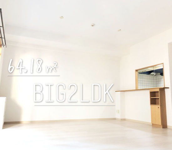 �ؿ��ض��Υǥ����ʡ���  64ʿ�ưʾ�Υӥå�2LDK������ʪ��β���