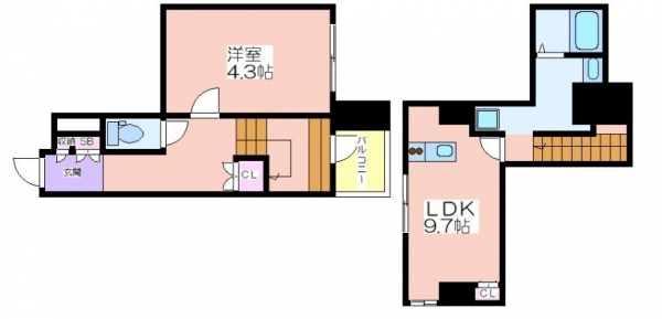 �إǥåɥ��ڡ�������Ѥ�����Ǽ�դ����᥾�ͥå�1LDK������ʪ��δּ�����