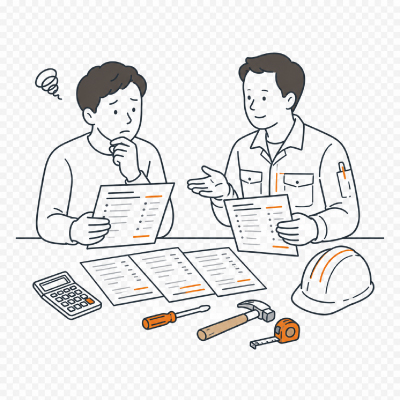 修繕業者への見積もりが高すぎる