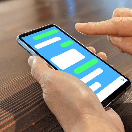 チャットで申し込み